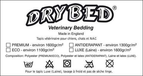 Etiquette d'origine Drybed®
